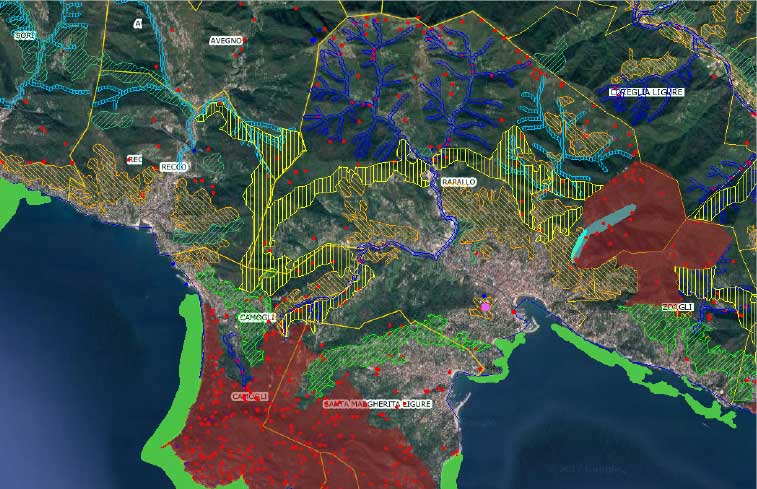 Esempio di mappa consultabile da Li.Bi.Oss.