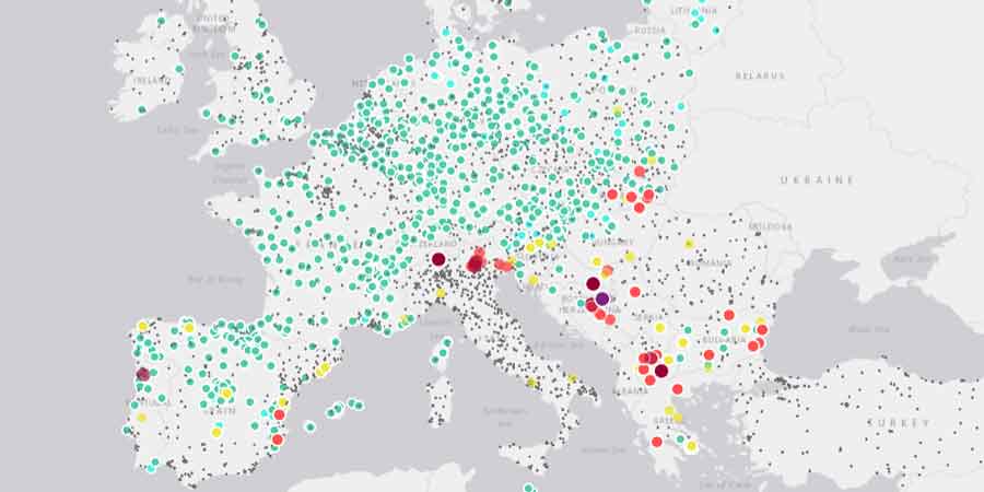 World Air Quality Index: la mappa che mostra la qualità dell'aria in tempo  reale