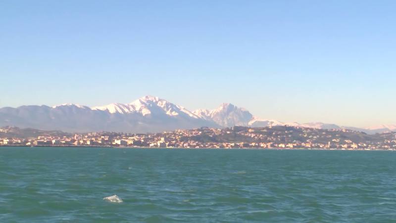 Il Gran Sasso dal mare - campionando