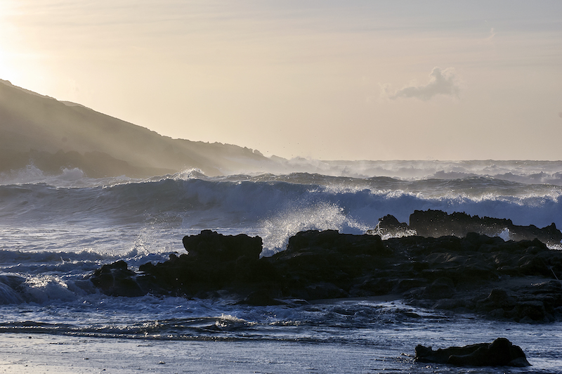 Burrasca. Mare in tempesta all'Argentiera