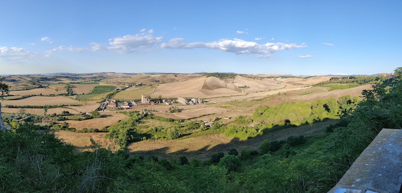 Coltivazioni sui territori intorno a Tarquinia