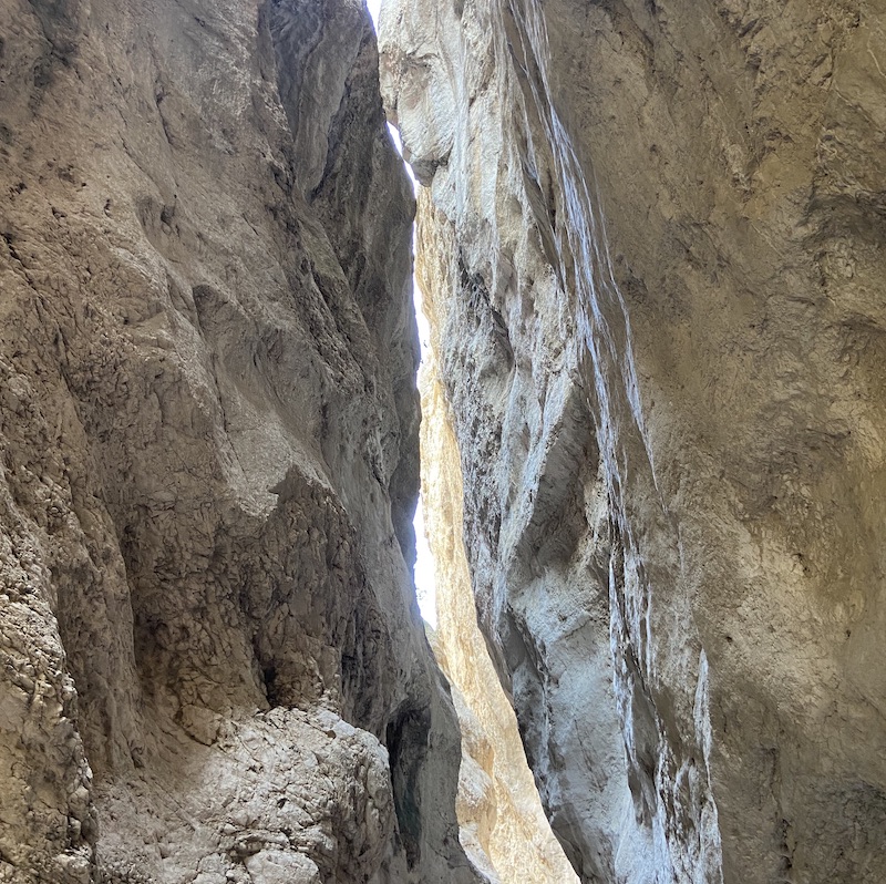 La gola di San Martino, nella Maiella