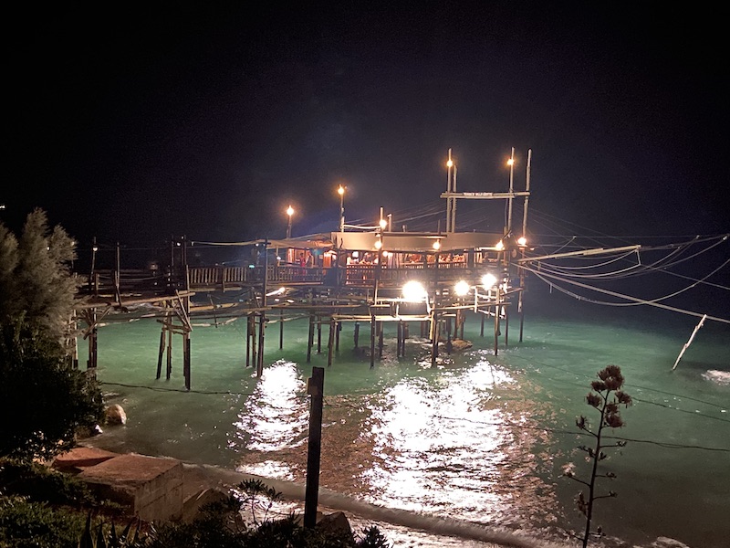 Trabocco al lavoro ... come ristorante