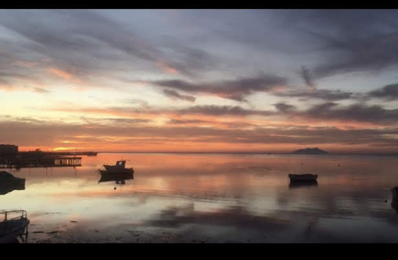 Nubi al tramonto di Marsala