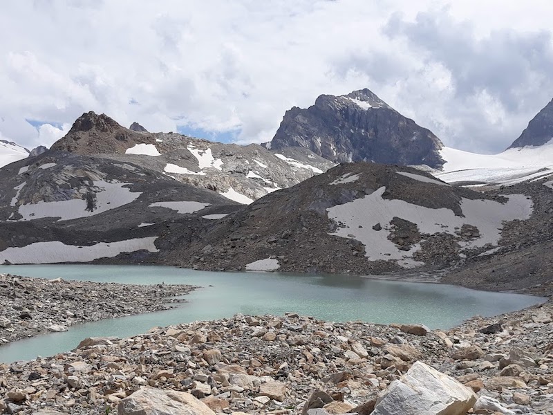 Lago e ghiacciaio Tsanteleina - Rhemes