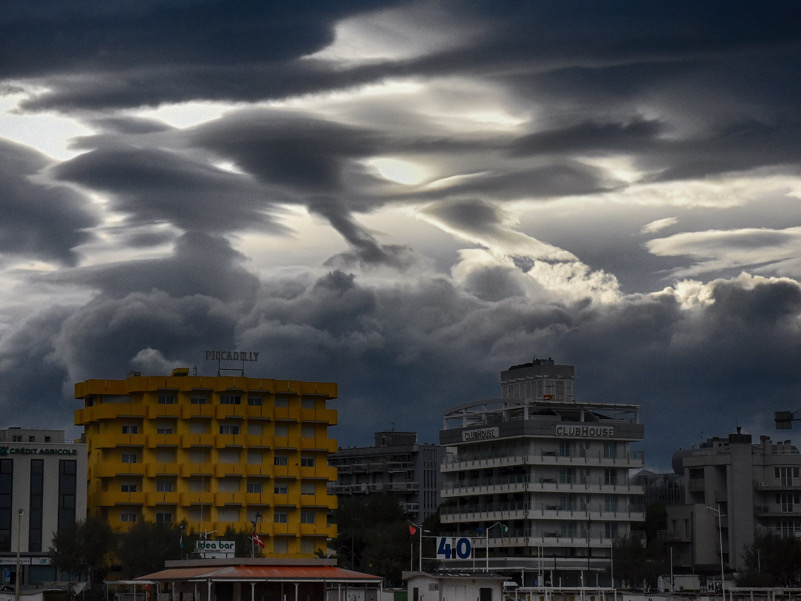 cielo di rimini prima di temporale