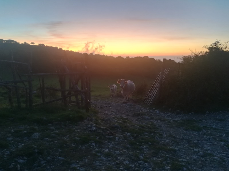 Sunset peace on Mount Guadagnolo