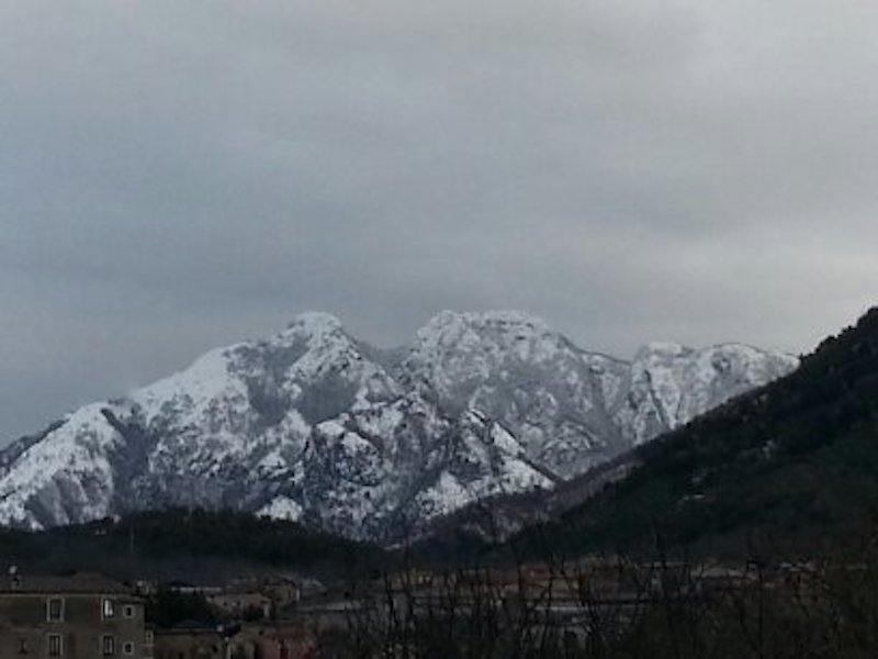 paesaggio innevato Sieti di Giffoni Sei Casali (Salerno)