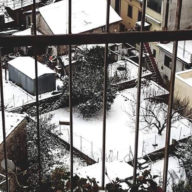 paesaggio innevato Sieti di Giffoni Sei Casali (Salerno)