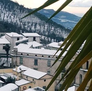 paesaggio innevato Sieti di Giffoni Sei Casali (Salerno)