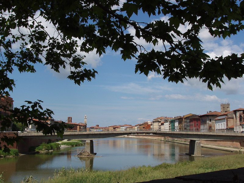 Il fiume Arno a Pisa