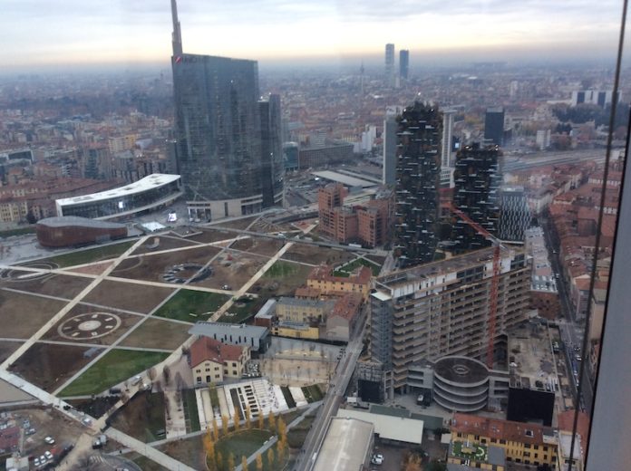 Milano vista dal palazzo della Regione