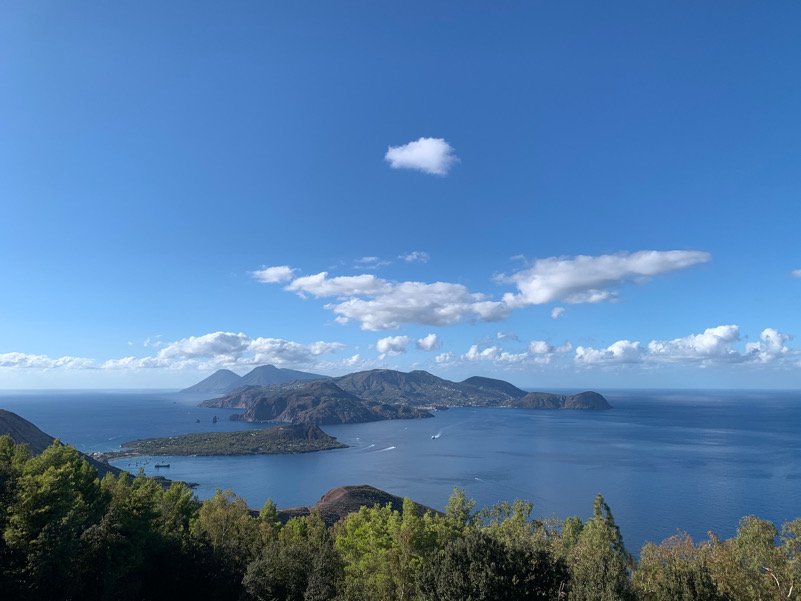 Isole Eolie - Panorama da Capo Grillo