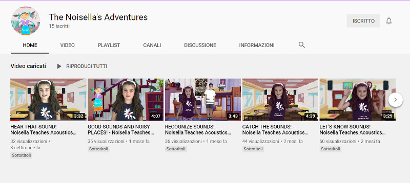 The Noisella's Adventures - Canale YouTube ufficiale INAD - Italia