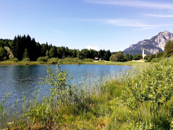 Il lago di Favogna in Alto Adige