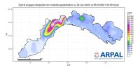 Allerta meteo in Liguria, i primi dati sulle precipitazioni del 4 ottobre