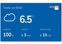 Nuovo widget meteo di Arpa FVG