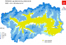Mappa Snow Water Equivalent