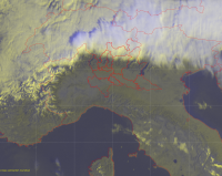 Vento forte nel Nord Italia