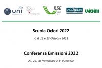Scuola odori e Conferenza emissioni 2022: call for abstracts