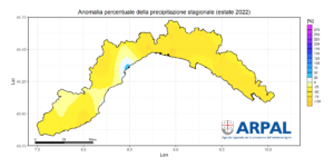 Estate 2022 calda e secca in Liguria: i report stagionali