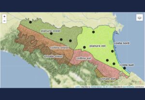Emilia-Romagna, online le proiezioni climatiche su mappa