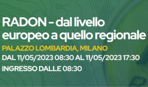 Radon, se ne parla a Milano giovedì 11 maggio
