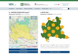 On line il nuovo sito web di Arpa Lombardia