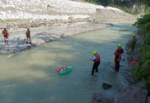 misure idrologiche sul fiume nagra a La Spezia