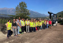 Partner e stakeholder in visita all’impianto di compostaggio Trauttmansdorf