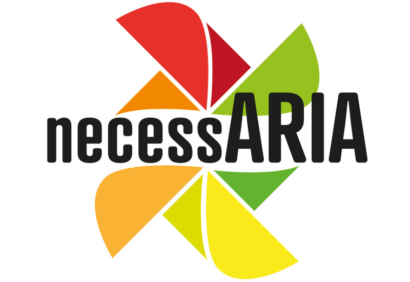 logo del progetto necessARIA: una girandola colorata