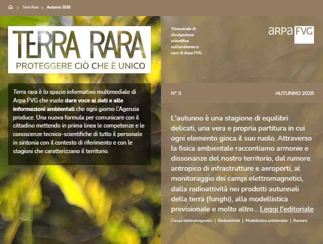 Al momento stai visualizzando Online il nuovo numero di “Terra rara” dedicato all’autunno